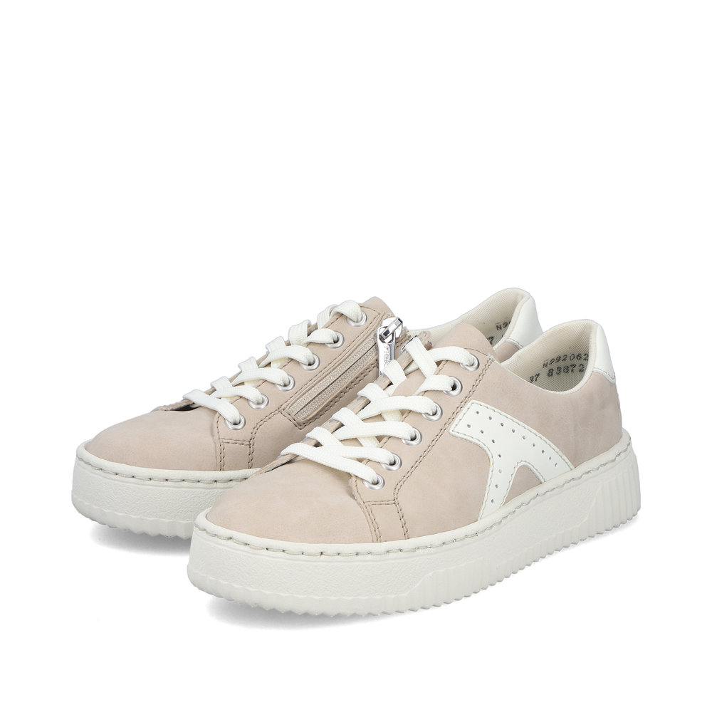 detail RIEKER N9920-62 beige Damen-Sneaker, Antistress-Sohle