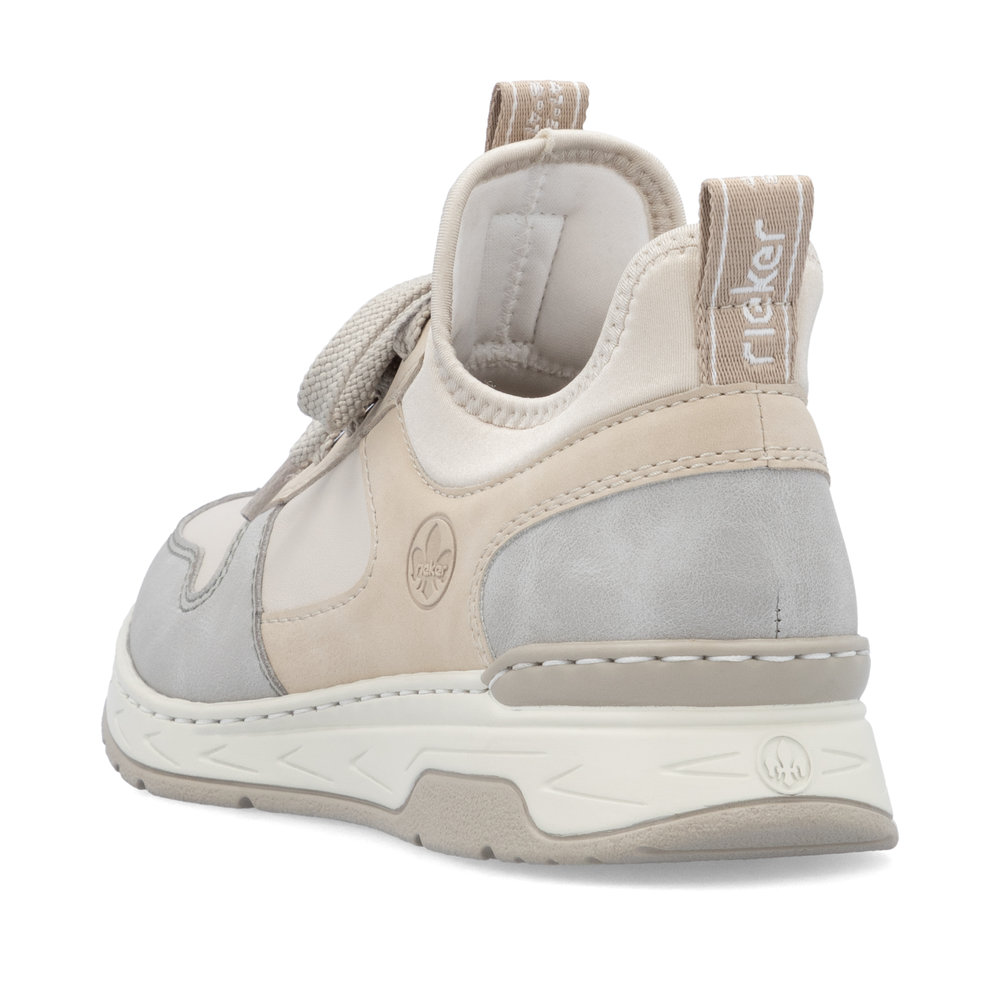 detail RIEKER M0058-60 beige moderne und bequeme Damen-Sneaker mit Antistress-Sohle
