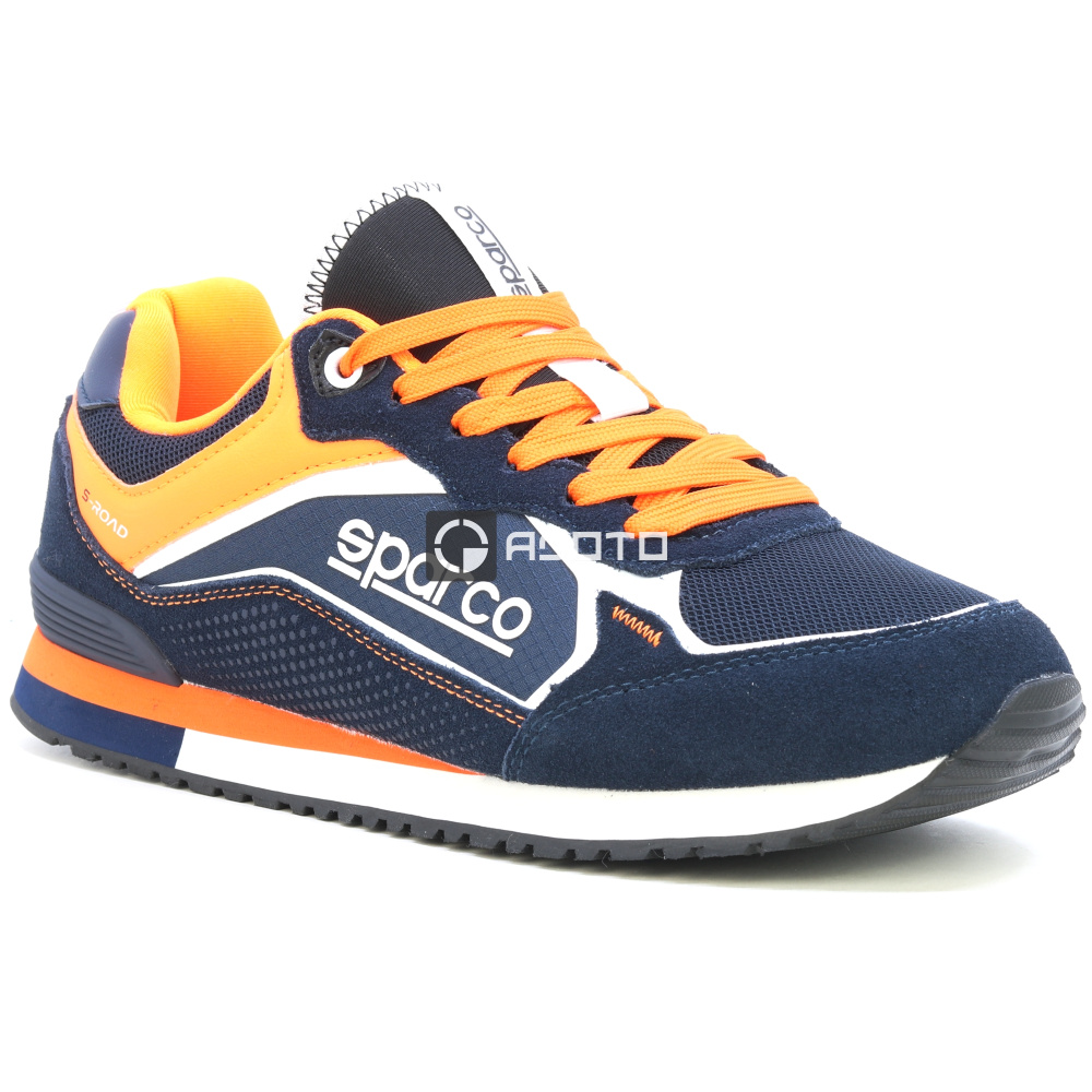 detail SPARCO S-Road BM blaue Herren bequeme Sneaker für die Stadt, modernes Design