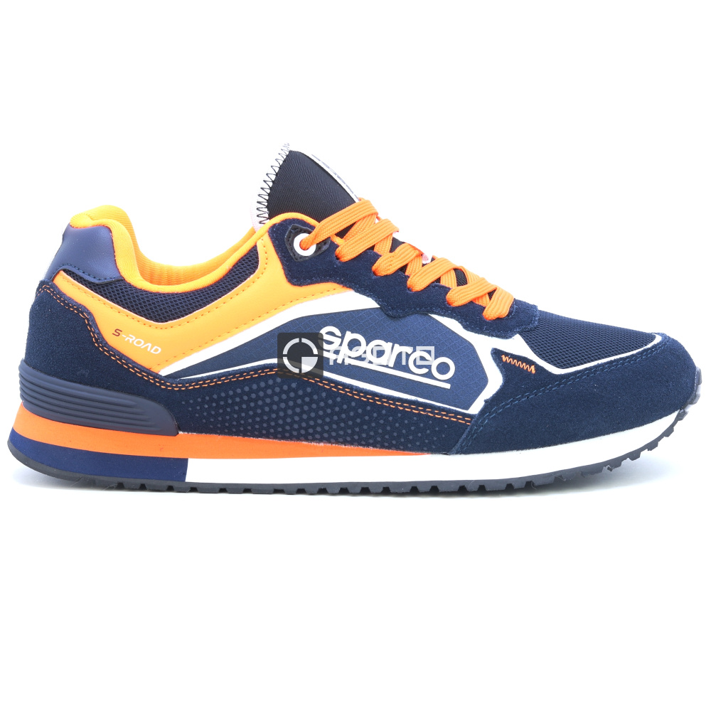 detail SPARCO S-Road BM blaue Herren bequeme Sneaker für die Stadt, modernes Design
