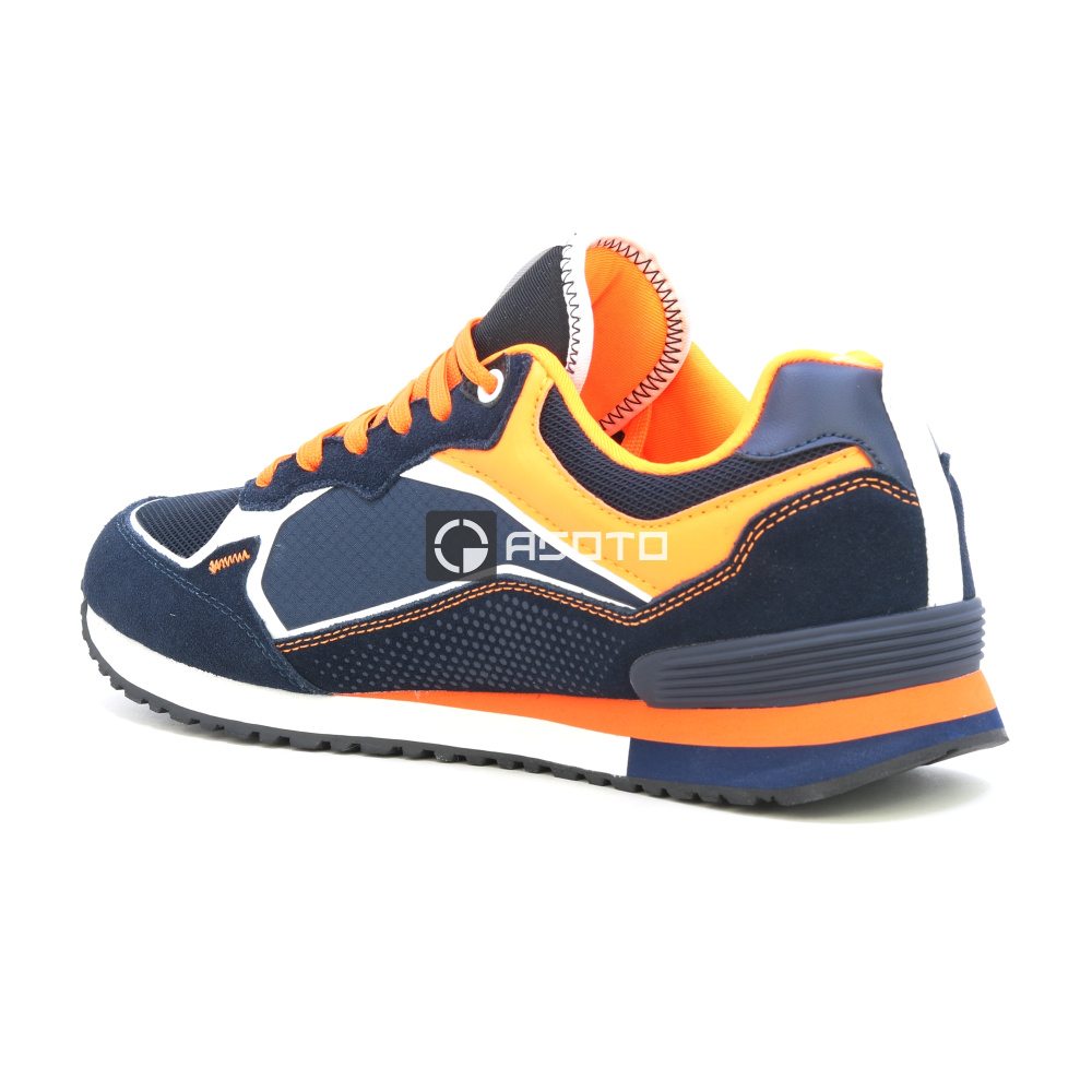 detail SPARCO S-Road BM blaue Herren bequeme Sneaker für die Stadt, modernes Design