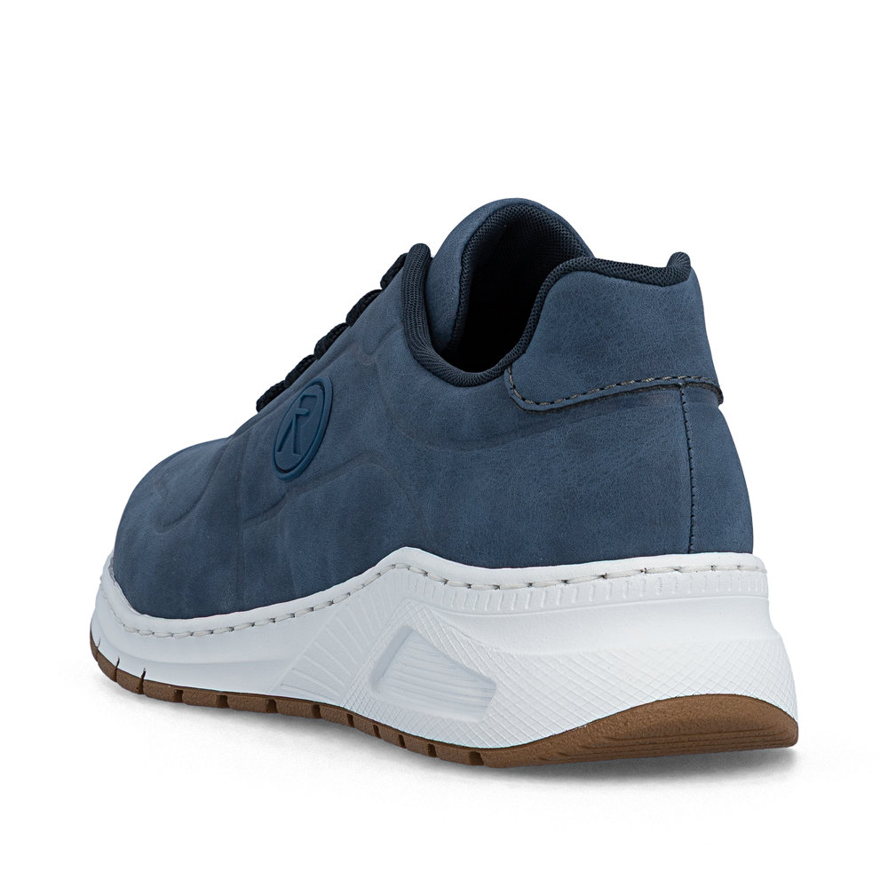 detail RIEKER M4903-14 blaue Damen-Sneaker, modern und bequem, Antistress-Sohle