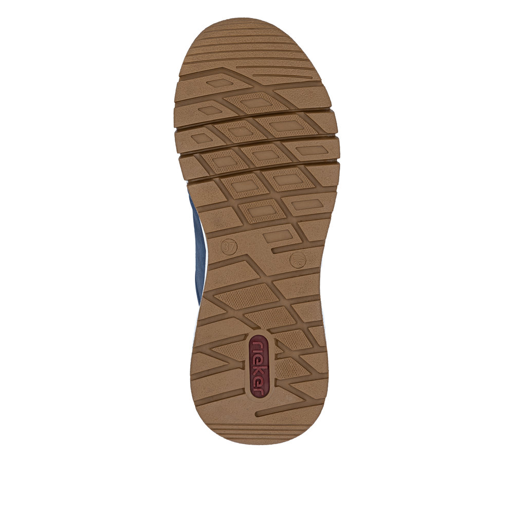 detail RIEKER M4903-14 blaue Damen-Sneaker, modern und bequem, Antistress-Sohle