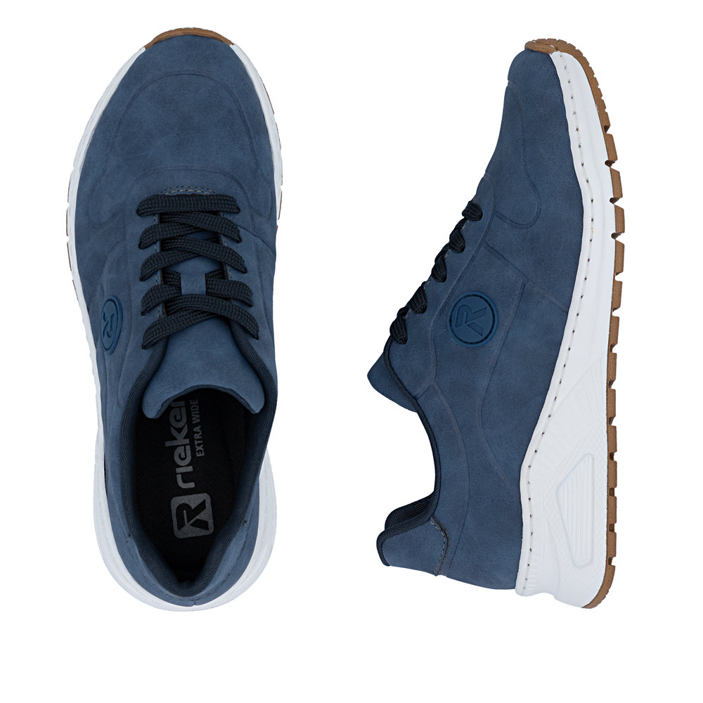 detail RIEKER M4903-14 blaue Damen-Sneaker, modern und bequem, Antistress-Sohle