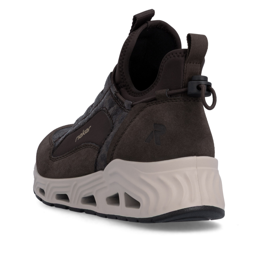 detail RIEKER N5254-25 braune Damen Sneaker, bequem und modern