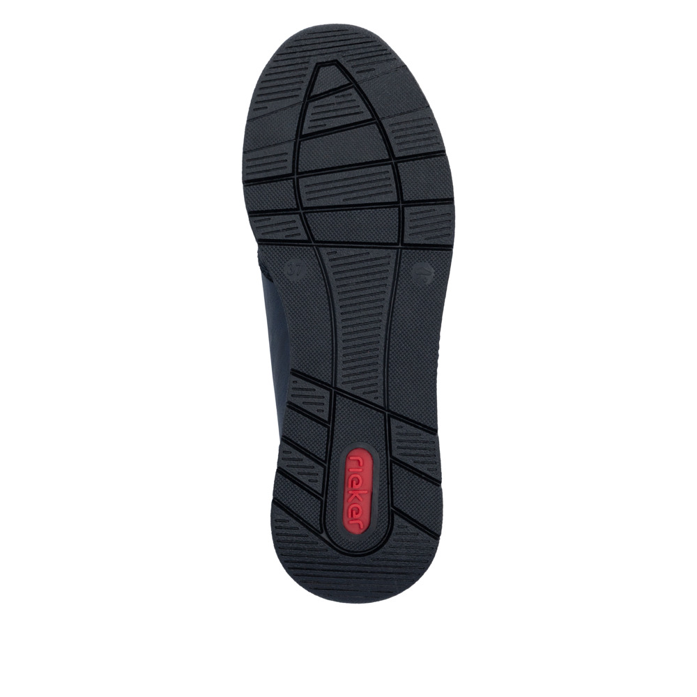 detail RIEKER 58902-14 blaue Damen-Sneaker, Antistress-Sohle für mehr Komfort