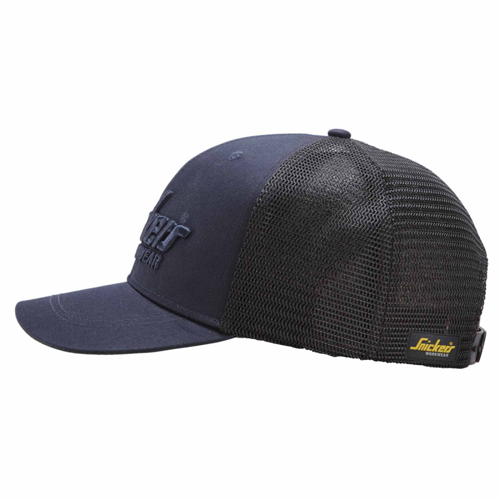detail SNICKERS Trucker Cap blaue Herren-Trucker-Kappe aus atmungsaktivem Material