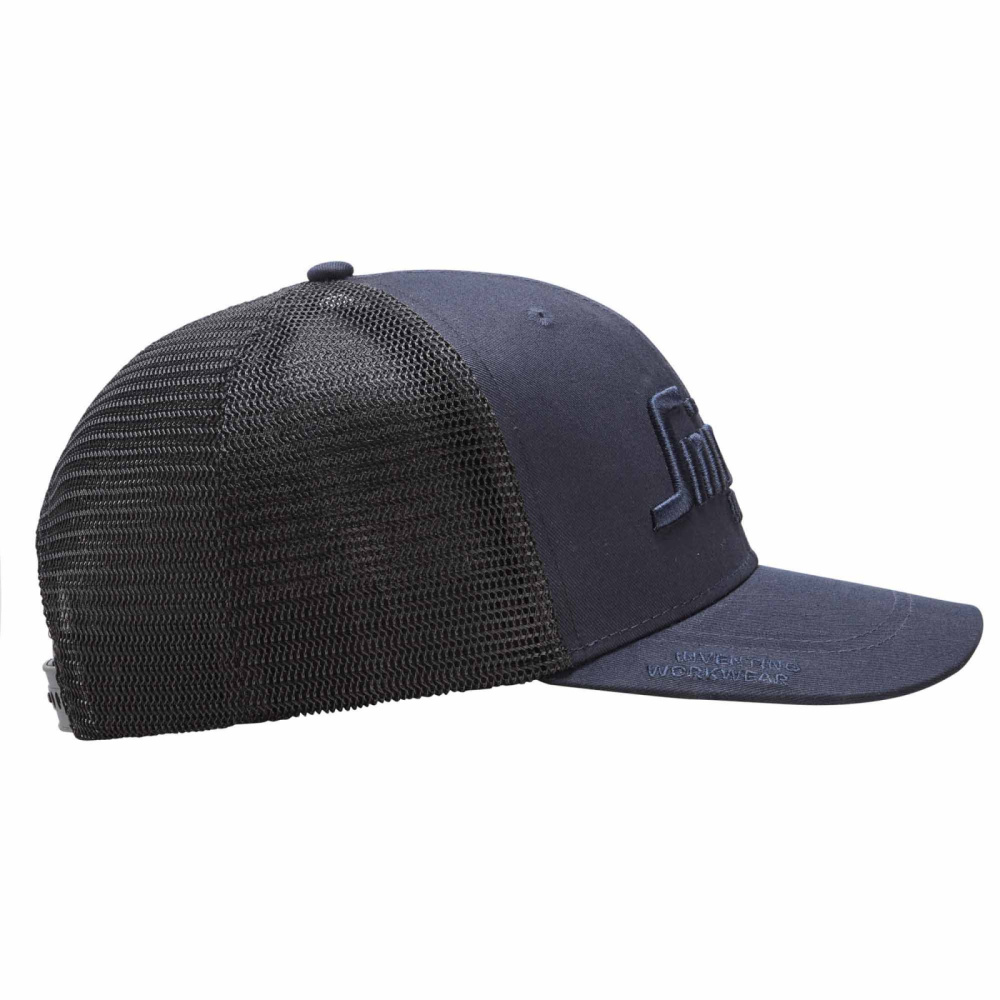 detail SNICKERS Trucker Cap blaue Herren-Trucker-Kappe aus atmungsaktivem Material