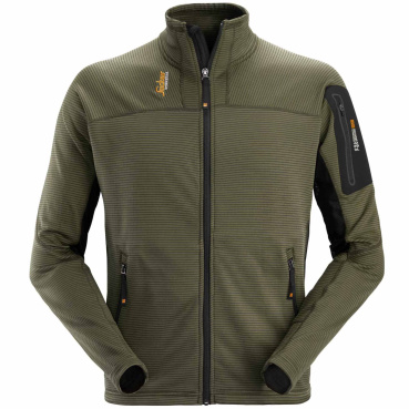 Herren Sweatshirt SNICKERS Mikrofleece Zip Stretch
