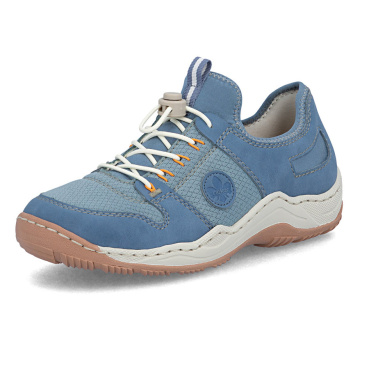 RIEKER L0593-12 blaue Damen Sneaker mit Antistress-Technologie