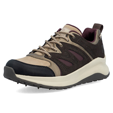 RIEKER Z0900-25 braune Damen-Sneaker, bequeme Antistress-Sohle