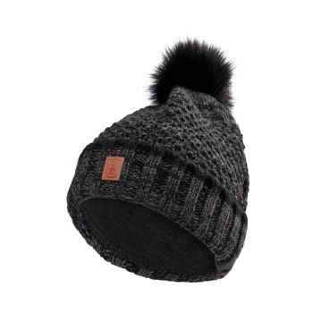 Deerhunter Denmark schwarze Damen-Winterstrickmütze
