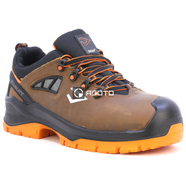 BICAP Seal Low S3 braune Herren Arbeitsschuhe + Pro Air Belüftungssystem