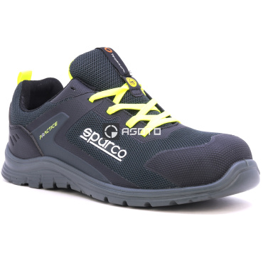 SPARCO Josef S1P schwarze Herren Arbeitsschuhe, leicht und atmungsaktiv, moderne