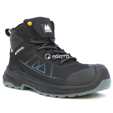 Monitor Sweden Titan S3S ESD schwarze Herren-Sicherheitsstiefel aus Leder