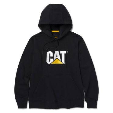 CATERPILLAR TM Hooded schwarzer Herren-Kapuzenpullover mit CAT-Logo