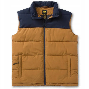 Caterpillar Herren bequeme leicht gefütterte Arctic Zone Weste beige