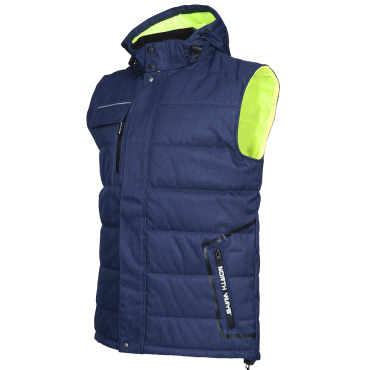 Nine Worths Maximy blaue Herren Arbeitsweste WP 5000 mm