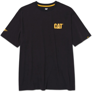 CATERPILLAR Graphic Tee schwarzes Herren T Shirt, 100 % Baumwolle, attraktiver C