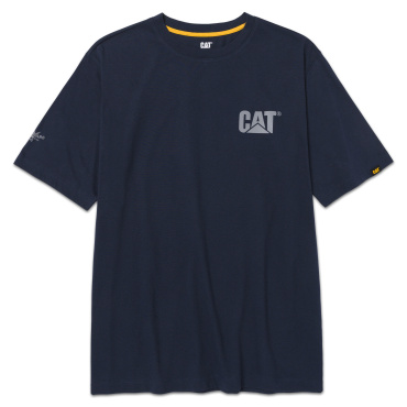 CATERPILLAR Graphic Tee graues Herren T Shirt, bequem, modern, attraktiver CAT D