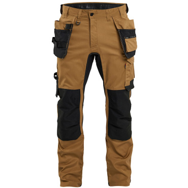BLAKLADER Craftsman Stretch Herren Premium-Arbeitshose, bequem, nougatfarben, mi