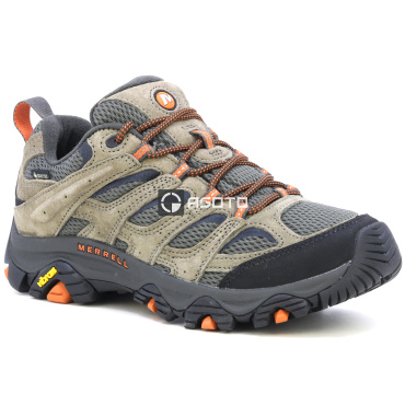 MERRELL MOAB 3 GTX Olive Herren-Leder-Outdoorschuhe mit Gore-Tex®-Membran