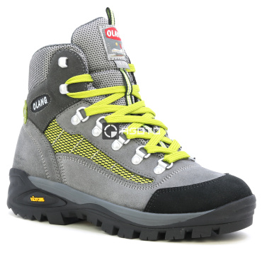 OLANG Tarvisio 822 graue Damen-Leder-Outdoorschuhe, bequem, mit Membran