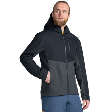 KILPI Sonna M schwarze Herren-Outdoorjacke mit Siberium-Membran 10.000 mm