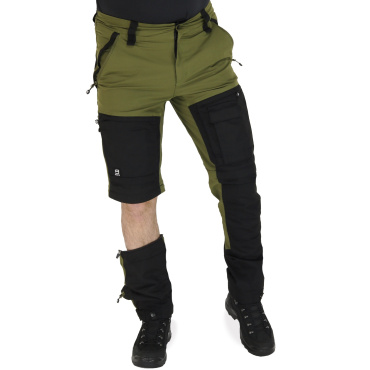 Asoto Vattern Zip-Off olive Herren Outdoorhose DWR mit abnehmbaren Hosenbeinen 2