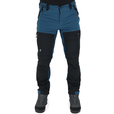 Asoto Fjallvik Stretch blaue Herren Outdoorhose, bequemer Schnitt, Belüftung