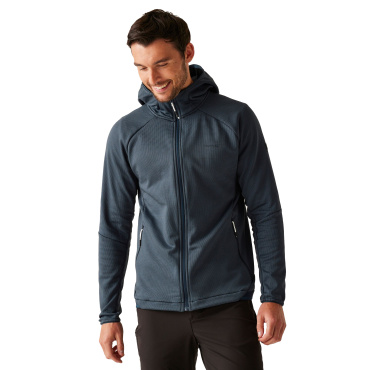 REGATTA Everet blaue Herren Funktions-Outdoorjacke/Fleecejacke, ganzjährig und b