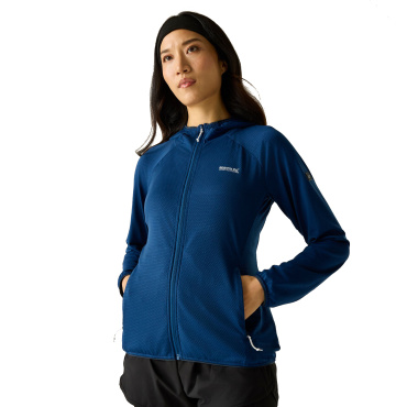 REGATTA Huntdale blaue Damen-Outdoor-Funktionsjacke, mehr Tragekomfort