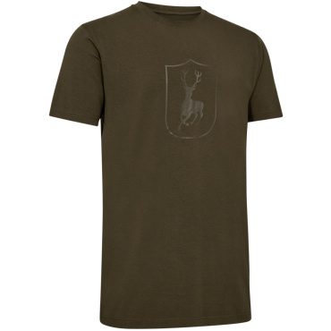 Deerhunter Bamboo olivgrünes Herren T-Shirt aus Bambusmaterial mit besserem Feuc