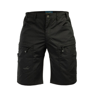 ARRAK SWEDEN Active Stretch schwarze Herren Outdoor und Jagdshorts, wasserabweis