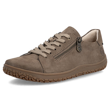 RIEKER 52301-25 braune Damen Sneaker, bequem, breite Sohle
