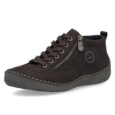 RIEKER 52514-26 braune Damen-Stiefeletten mit bequemer Antistress-Sohle