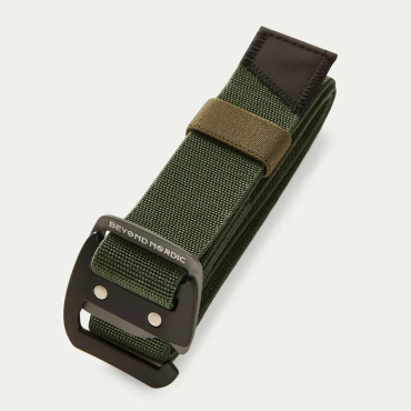 Beyond Nordic Sweden BN407 grüner Unisex-Gürtel mit Metallschnalle