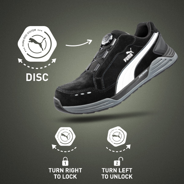 detail Sicherheitsschuhe PUMA Airtwist low S3 + DISC System