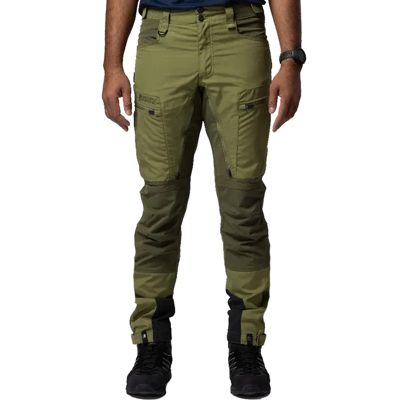 detail Beyond Nordic Sweden grüne Herren Outdoorhose stretch bequem wasserabweisend