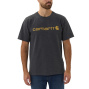 Vorschau CARHARTT Core graues Herren Baumwoll T Shirt, lockere moderne Passform, ikonisch