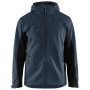 Vorschau BLAKLADER Sweden blaue Herren-Softshelljacke, wasserabweisend
