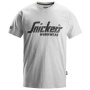 Vorschau SNICKERS Logo graues Herren-T-Shirt aus 100 % Baumwolle für mehr Komfort