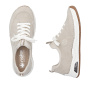 Vorschau RIEKER 44562-62 beige Damen-Sneaker, bequem für jede Gelegenheit