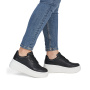 Vorschau RIEKER M7811-00 schwarze Damen moderne Sneaker für die Stadt