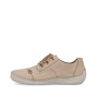 Vorschau RIEKER 52520-62 beige bequeme Damen-Sneaker mit Antistress-Technologie