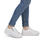 Vorschau RIEKER M7701-80 weiße Damen Leder-Sneaker mit Antistress-Technologie