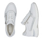 Vorschau RIEKER N9301-80 weiße Damen Leder-Sneaker mit Antistress-Technologie