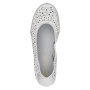 Vorschau RIEKER 41460-80 weiße Damen Leder-Ballerinas