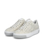 Vorschau RIEKER L8849-60 beige Damen-Sommer-Ledersneaker, atmungsaktiv, modernes Design