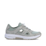 Vorschau RIEKER N8456-40 grüne Damen-Ledersneaker mit hohem Komfort und Antistress-Sohle